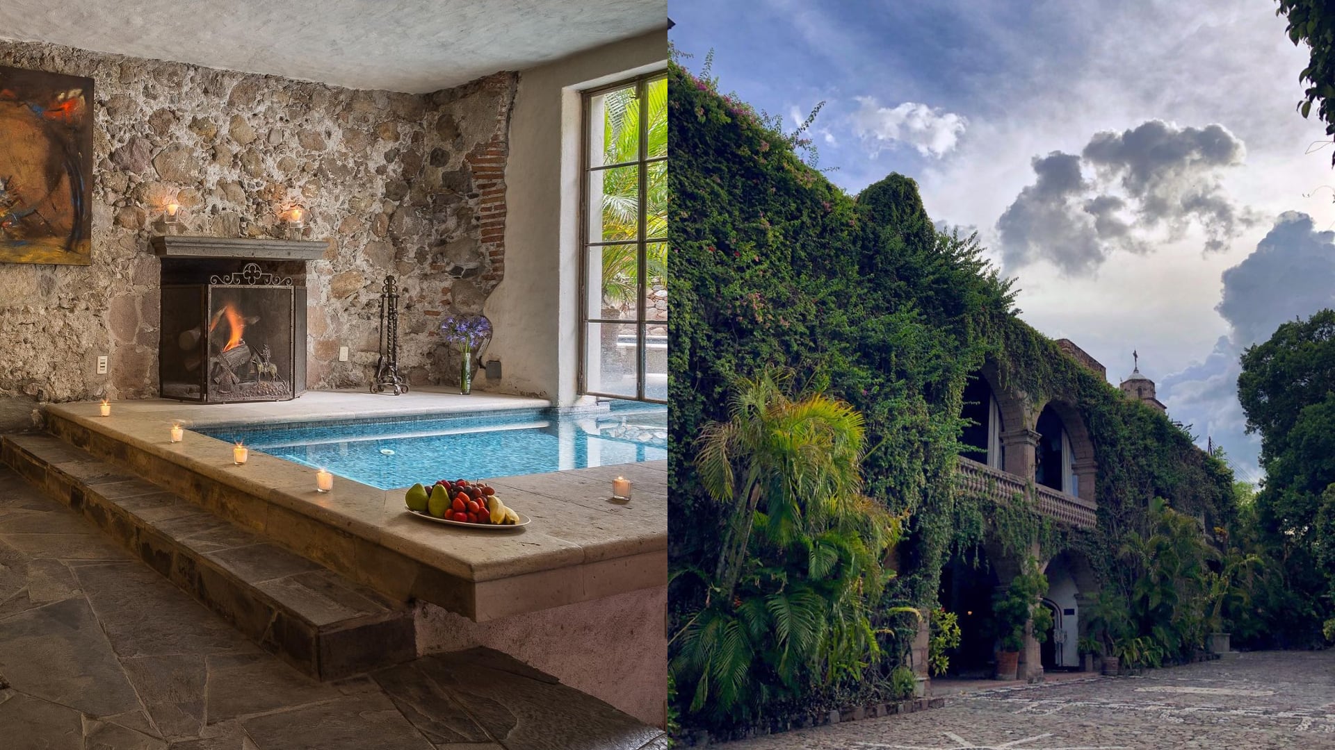 La Hacienda San Gabriel de las Palmas donde Christian Nodal y Ángela Aguilar se casaron / Fotos: Instagram