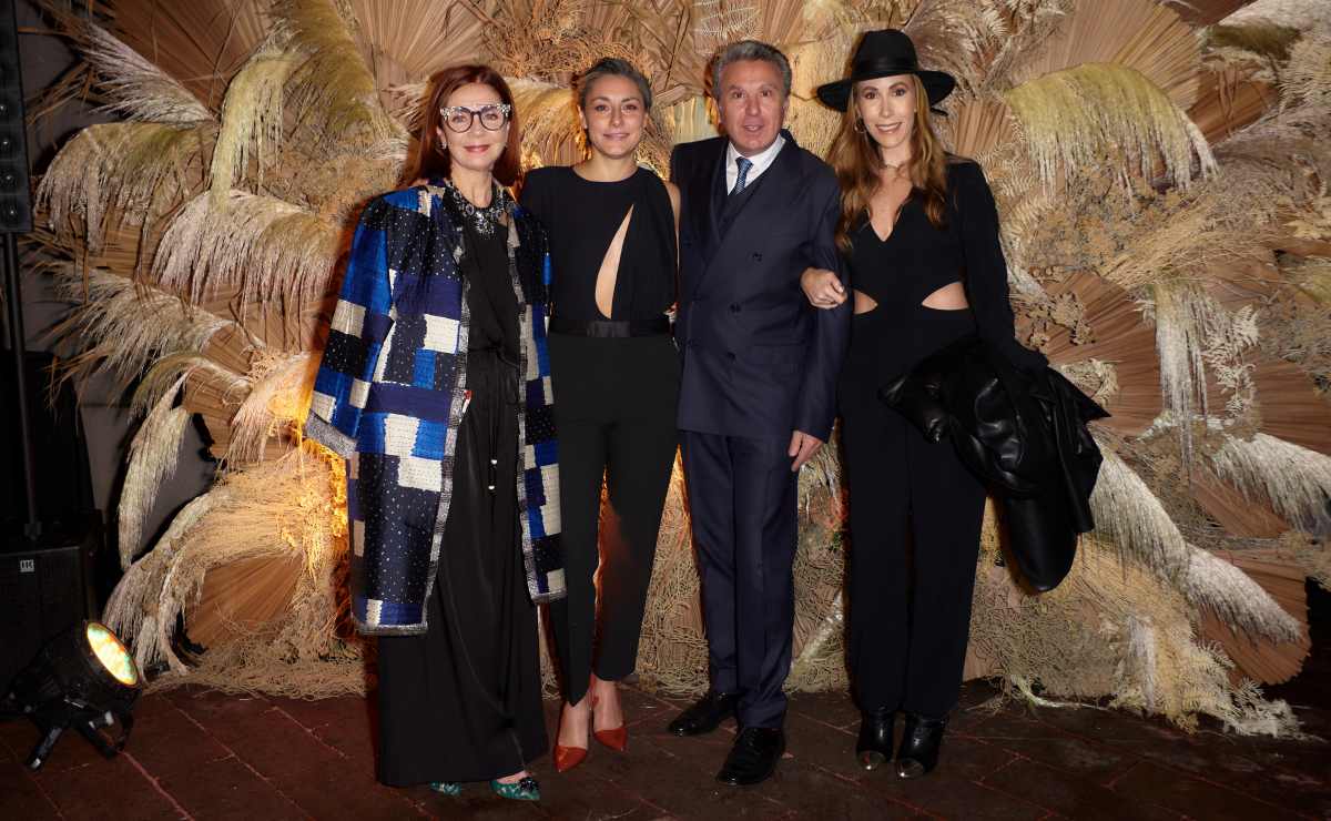 Mónica Garza, Lorenzo Lazo y Rafa Micha en lanzamiento de tequila 