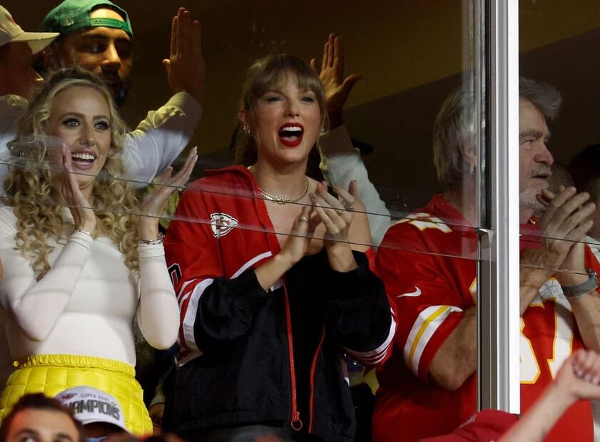Taylor Swift en el reciente partido de los Chiefs contra los Broncos / AFP