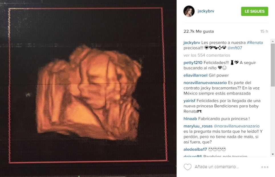 Jacky Bracamontes revela el sexo y el nombre de su bebé