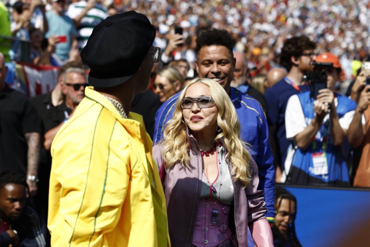Madonna junto a Ronaldinho / Foto: EFE