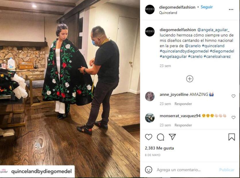 Ángela Aguilar: ¿cuánto cuestan sus elegantes vestidos típicos y quién los diseña?