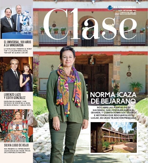 EN PORTADA: La hacienda de Norma Icaza de Bejarano 