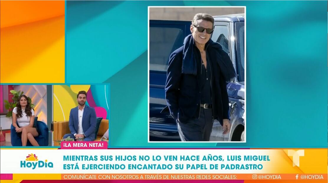 Señalan a Luis Miguel por llevar a las hijas de Paloma Cuevas a la escuela