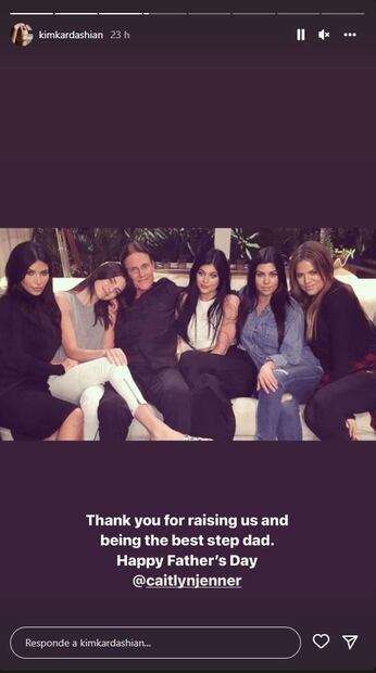 Kim Kardashian sorprende con felicitación a Kanye West en el Día del Padre