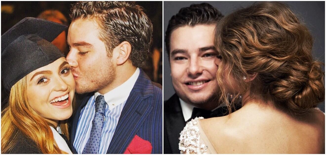 <p>Sofía Castro y Jorge Álvarez mantuvieron un noviazgo durante seis años. <strong>(Fotos: Instagram)</strong></p>
