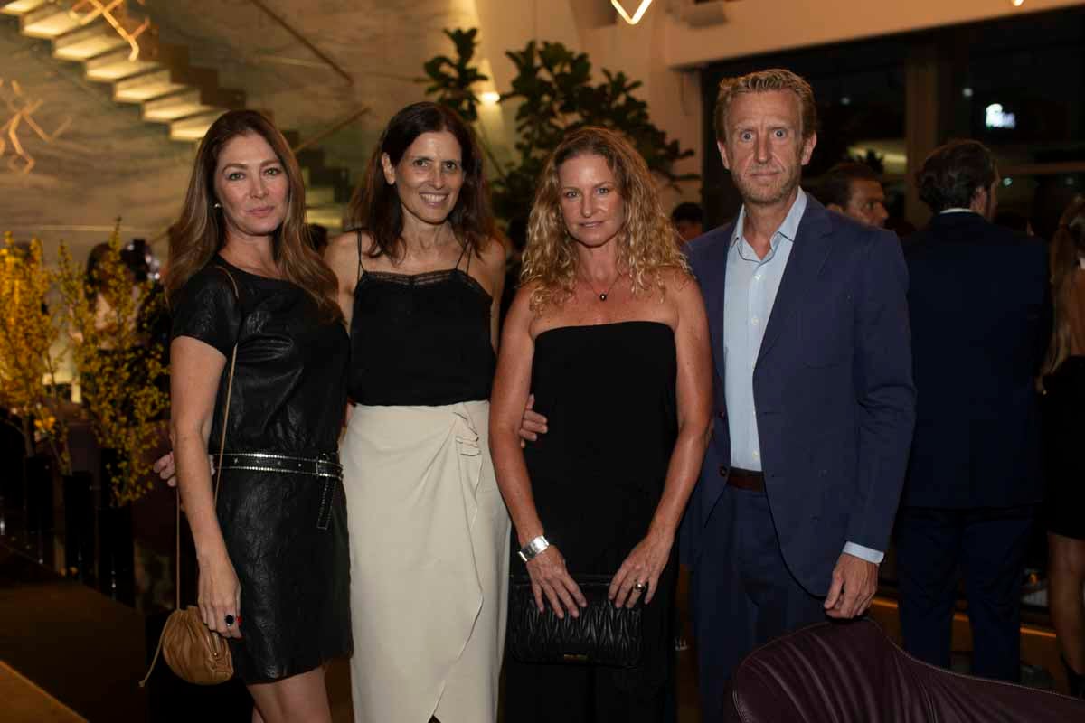Marlene de la Garza, Elodie Weil, Claudia y Federico Rigoletti. (Foto: Esteban Torreblanca)