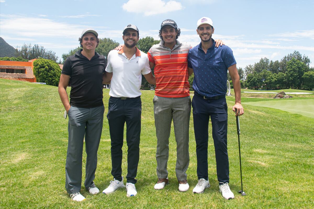 William y Pepe Said con Ricardo Oviedo y Fernando Alonso.  (Foto: Arturo Quintero para VIP)