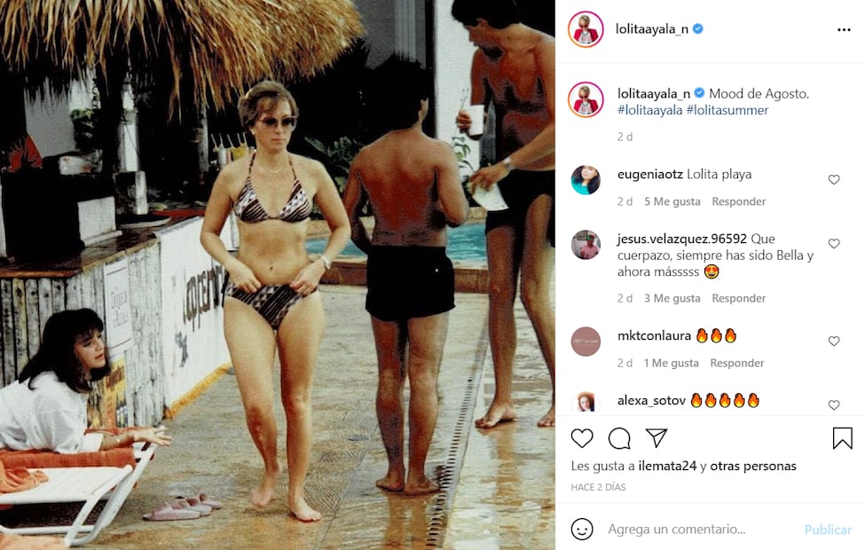 Lolita Ayala presume foto en bikini y arrasa en la web ¡cuerpazo!
