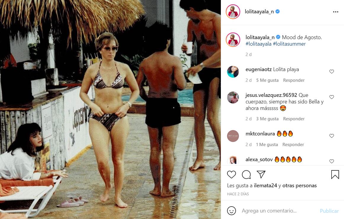 Lolita Ayala presume foto en bikini y arrasa en la web ¡cuerpazo!