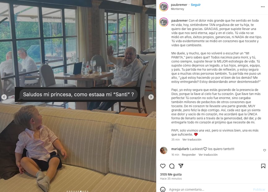 Pau y Carlos Bremer/Instagram