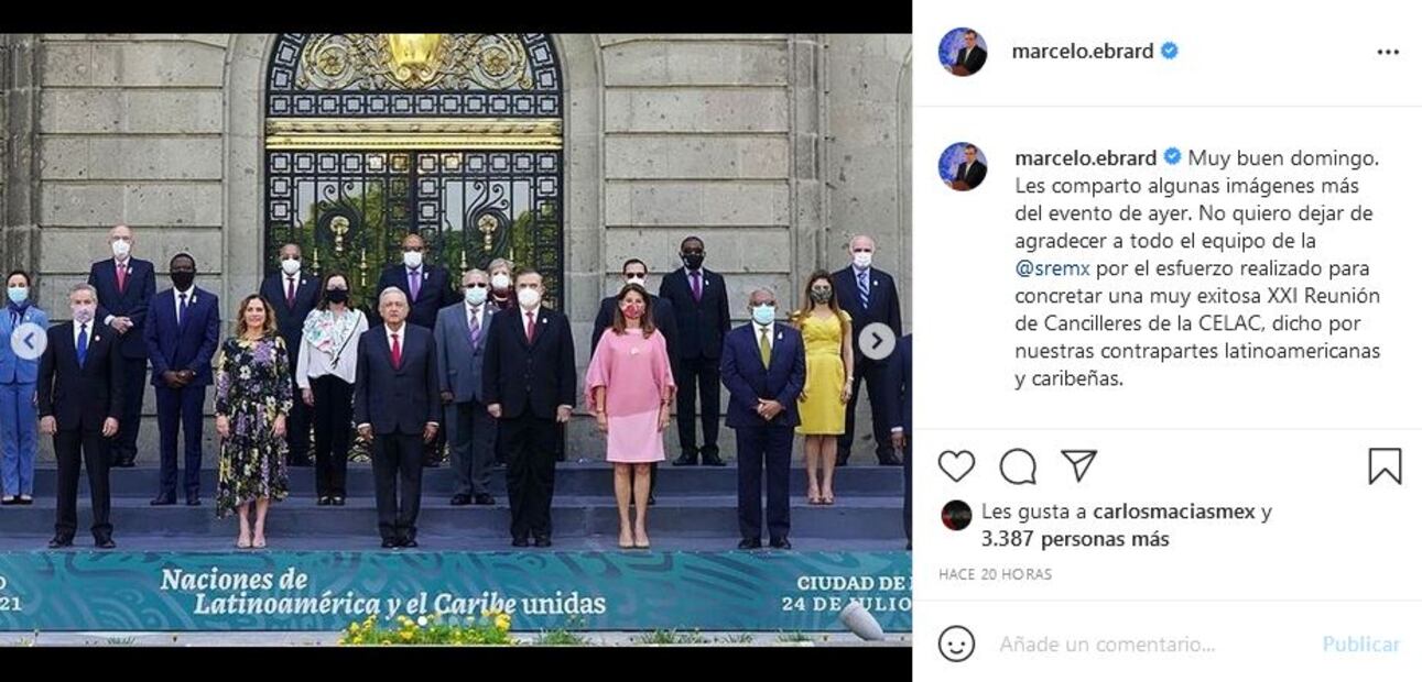 Reaparece Rosalinda Bueso, esposa de Marcelo Ebrard