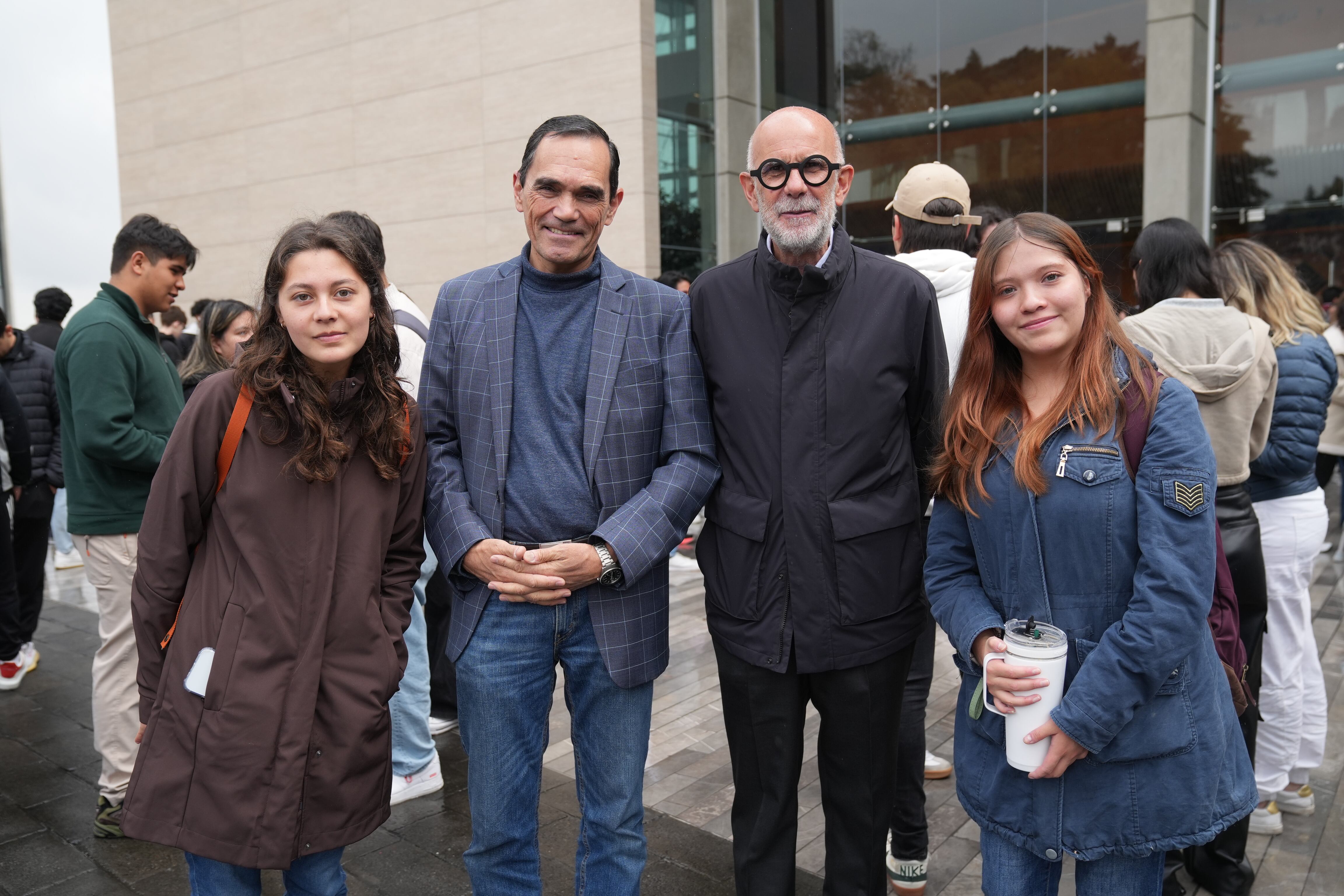 Fátima Lucía Giles, Julián Santoyo, Jorge Vázquez del Mercado y Angélica Luz Camacho. (Foto: Leonardo Gómez)