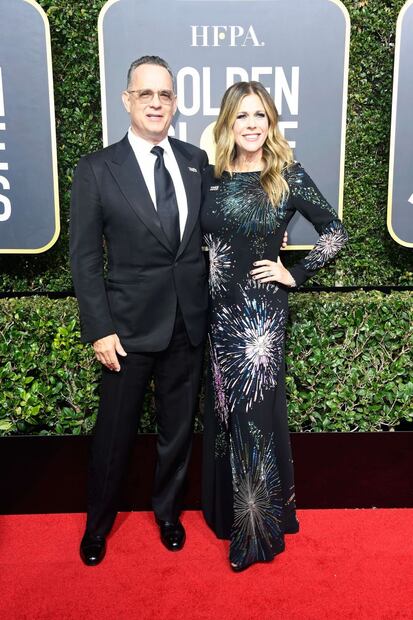 El amor se apodera de los Golden Globes: Las parejas en la alfombra roja