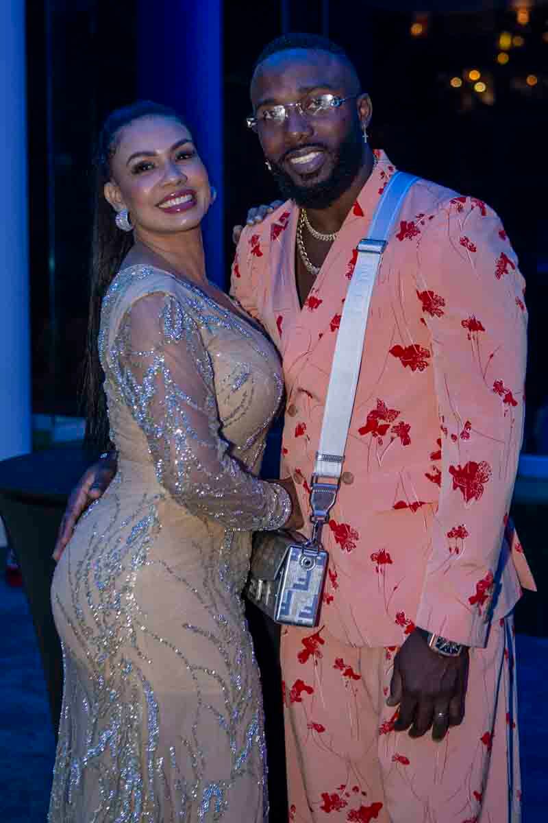 Cenelia Pinedo y Randy Arozarena. (Foto: Esteban Torreblanca)