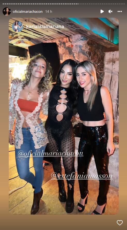 María Chacón cumple 31 años y lo celebra con traslúcido body de Poster Girl