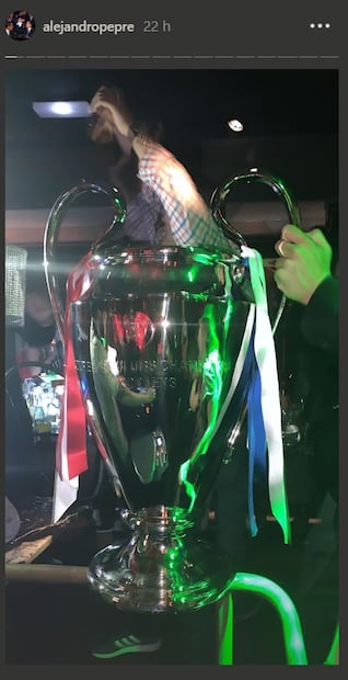 Alejandro Peña Pretelini en la final de la Champions League