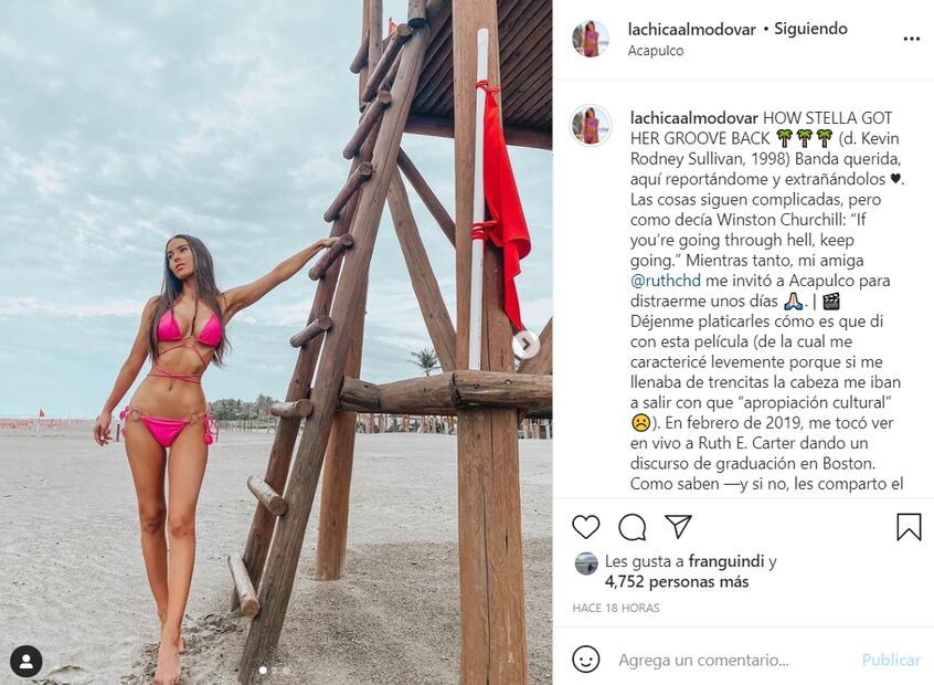 La esposa de Andrés Roemer, Pamela Cortés, en mini bikini en Acapulco