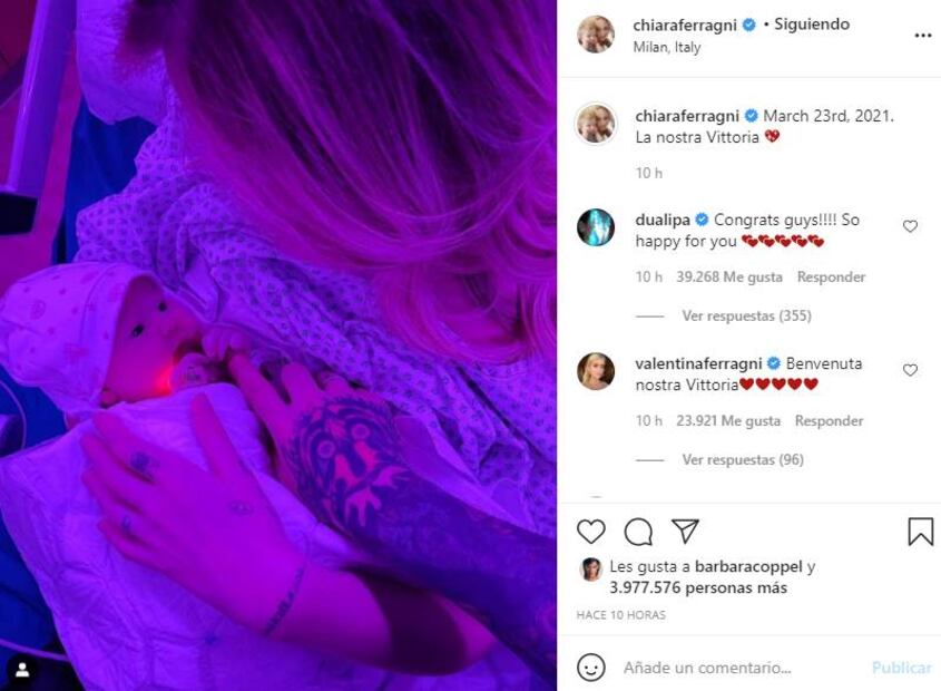 Chiara Ferragni se convierte en mamá otra vez: ¡nació baby Vittoria! 