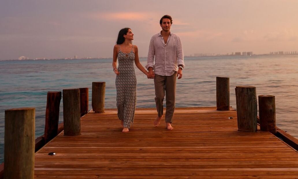 Andrés Zurita se comprometió con su novia Dani Hernández Foto: Instagram