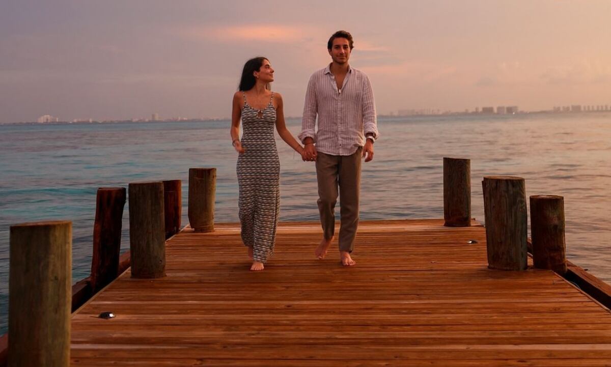 Andrés Zurita se comprometió con su novia Dani Hernández Foto: Instagram