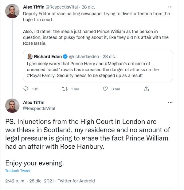 Reviven el supuesto affaire del príncipe William con Rose Hanbury y tunden a la familia real 