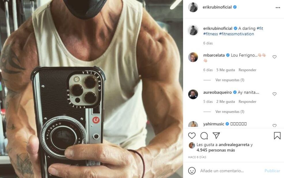 Érik Rubín revela cuál es el doloroso tratamiento que usa para evitar el envejecimiento