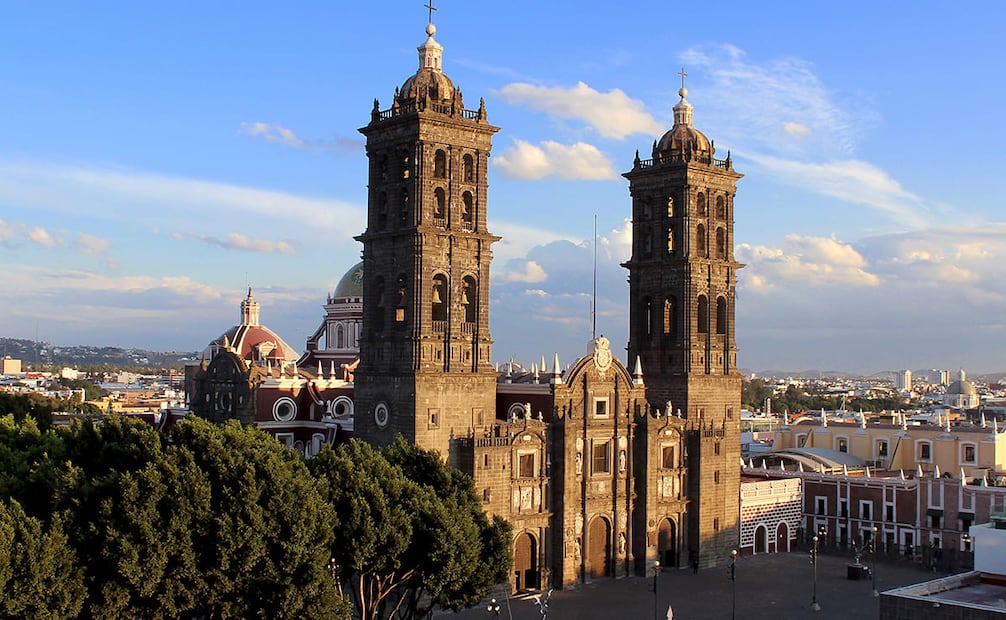 La arquitectura colonial es característica del Centro Histórico de Puebla. Foto: Cortesía