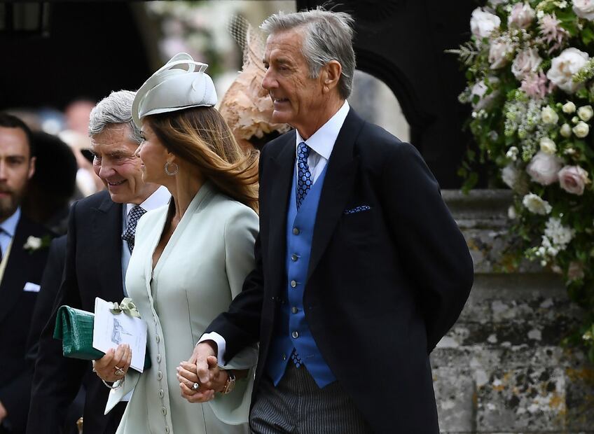 Pippa Middleton presume baby bump en el bautizo de su sobrino, el príncipe Louis