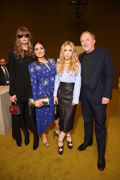 Valentina Paloma Pinault, hija de Salma Hayek, glamorosa en el desfile de Gucci