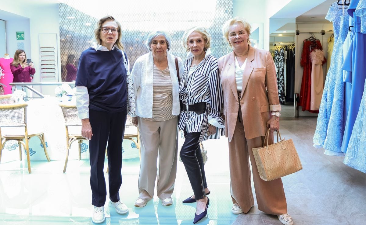 Marcela Sánchez, Carolina Díaz Garduño, Cristina de Gómez y Laurie Dalton / Foto: Esteban Torreblanca