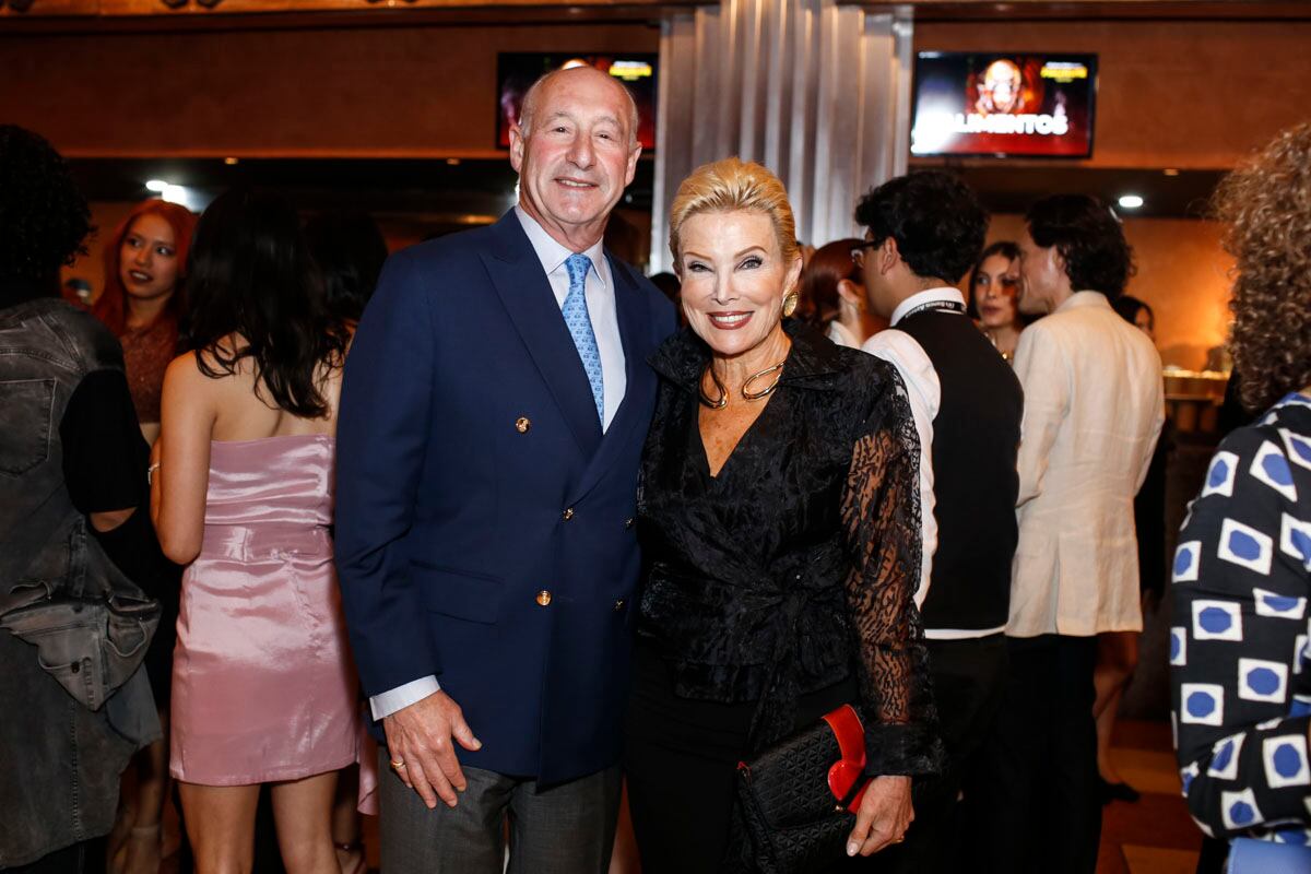 David Finkelstein y  Raquel Bessudo. (Foto: Esteban Torreblanca)