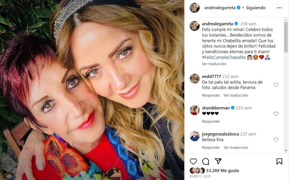 Instagram: @andrealegarreta