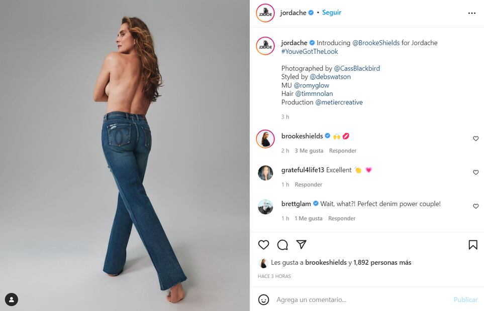 Brooke Shields posa braless a los 56 años: demuestra que para ser sexy no hay edad