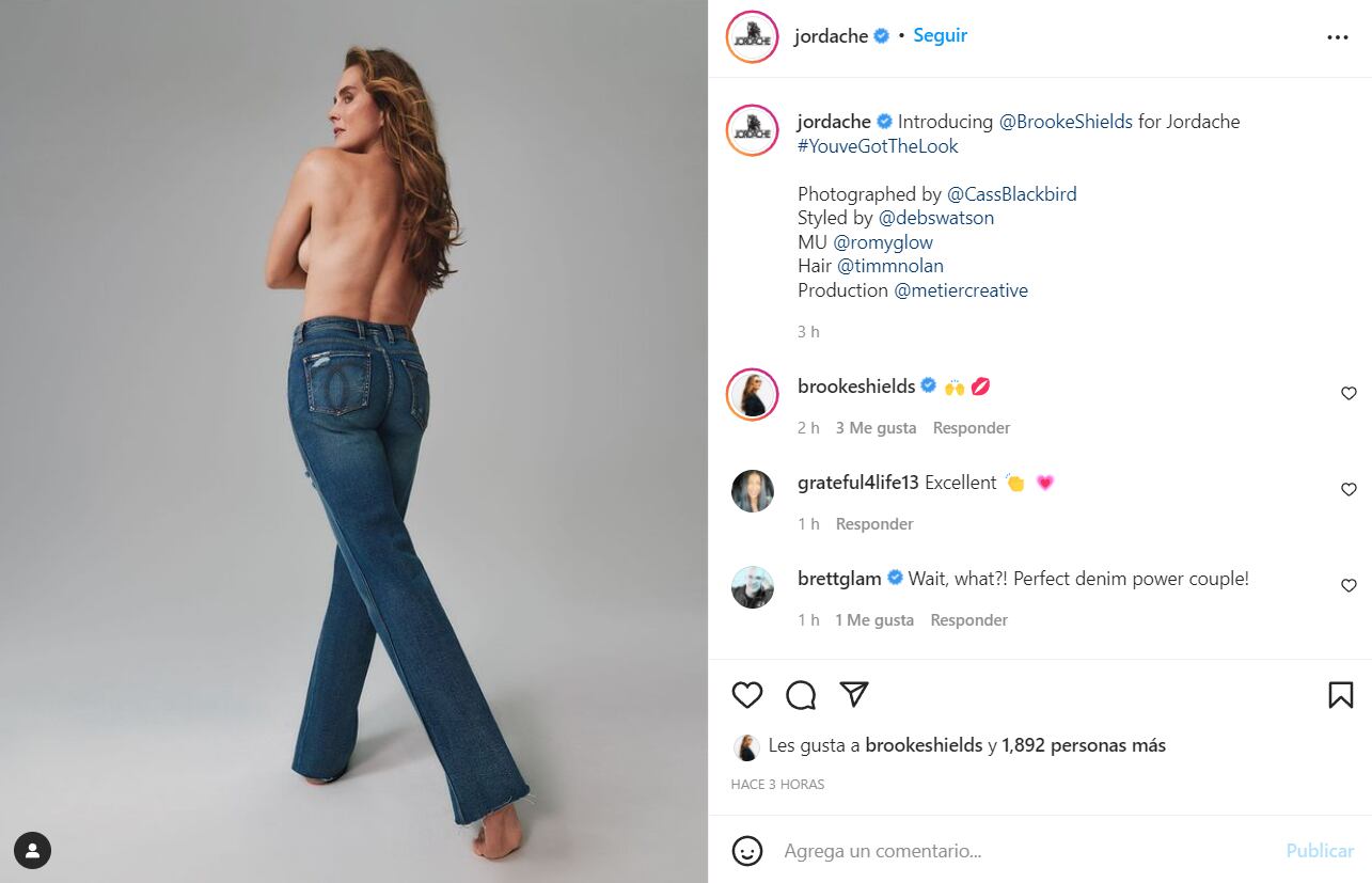 Brooke Shields posa braless a los 56 años: demuestra que para ser sexy no hay edad