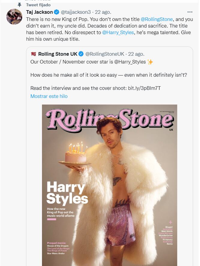 ¿Harry Styles es el nuevo rey del pop? La familia de Michael Jackson responde