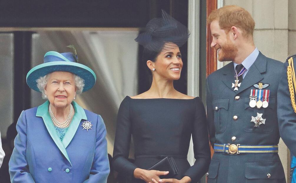 Meghan Markle y Harry no pasarán Navidad con la convaleciente reina Isabel II