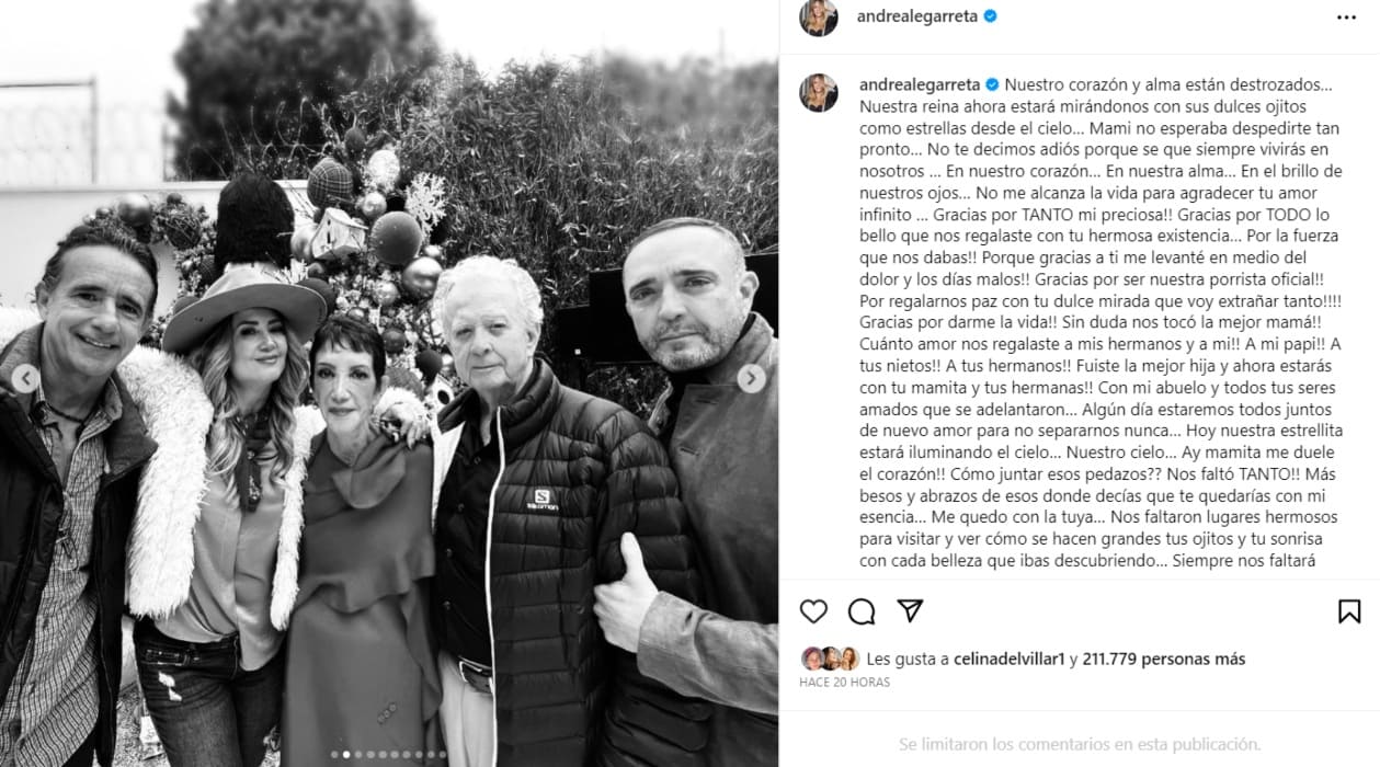 Instagram: @andrealegarreta