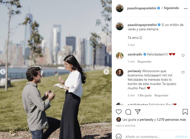 ¡Paulina Peña, hija de EPN, recibe el anillo de compromiso de Fernando Tena!