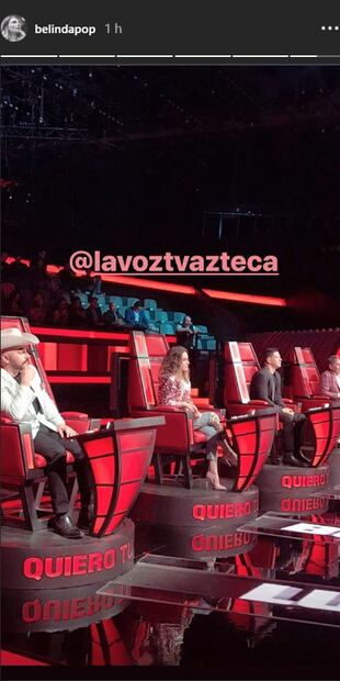 Belinda será coach en La Voz México y ella lo presume a sus fans