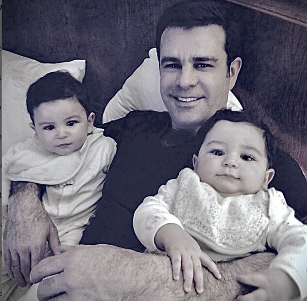 Los mellizos de Eduardo Capetillo / Foto: Instagram