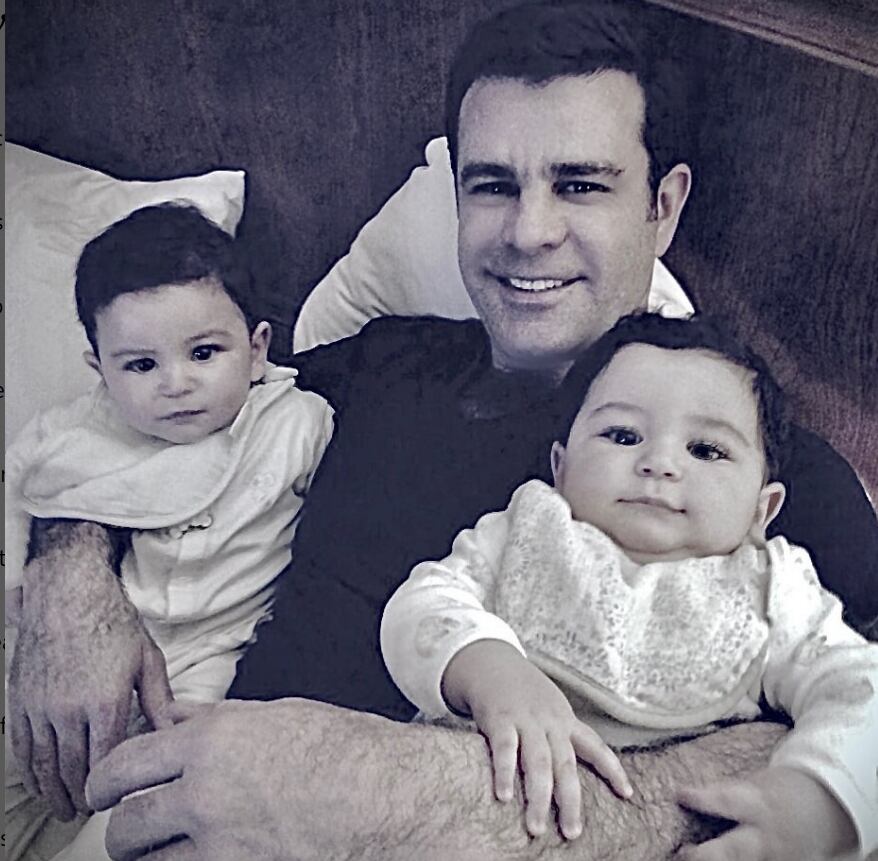 Los mellizos de Eduardo Capetillo / Foto: Instagram