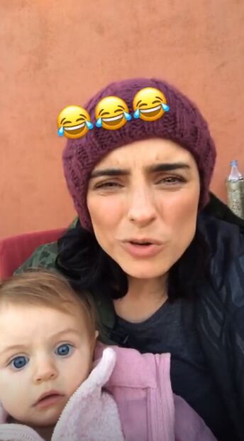 Aislinn Derbez regresa a las redes sociales y vimos a Kailani ¡enorme!