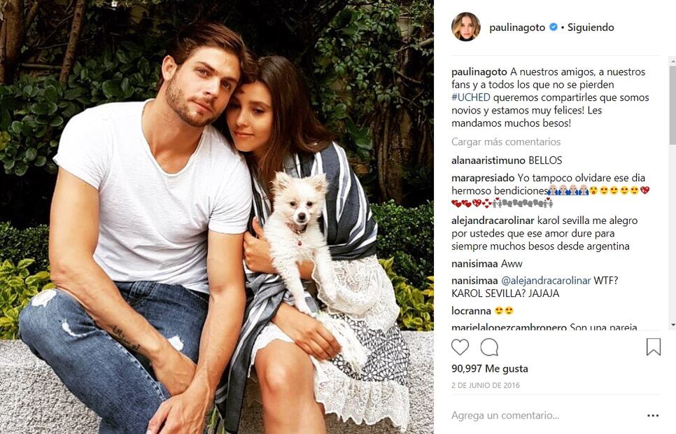 Paulina Goto y Horacio Pancheri ¿tronaron? 