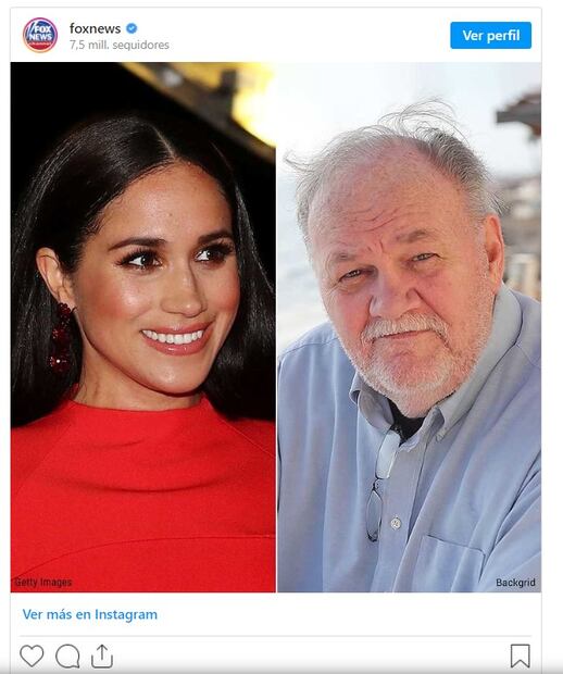 Isabel II le pidió a Meghan que se reconciliara con su papá, Thomas Markle