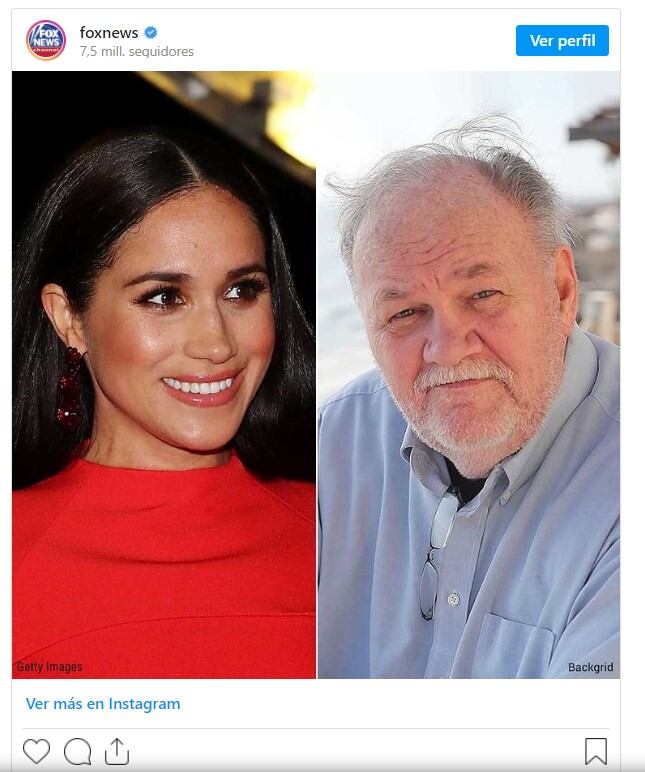 Isabel II le pidió a Meghan que se reconciliara con su papá, Thomas Markle