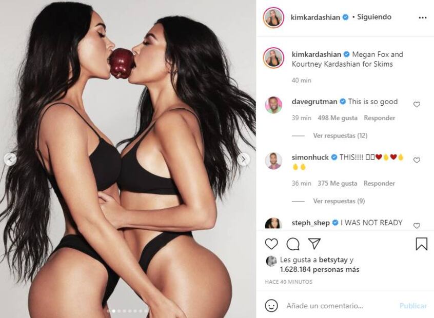 Megan Fox y Kourtney Kardashian posan juntas para candente sesión de fotos