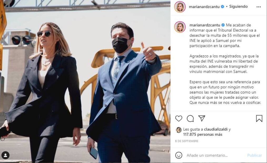 Mariana Rodríguez y su nuevo estilo de primera dama 
