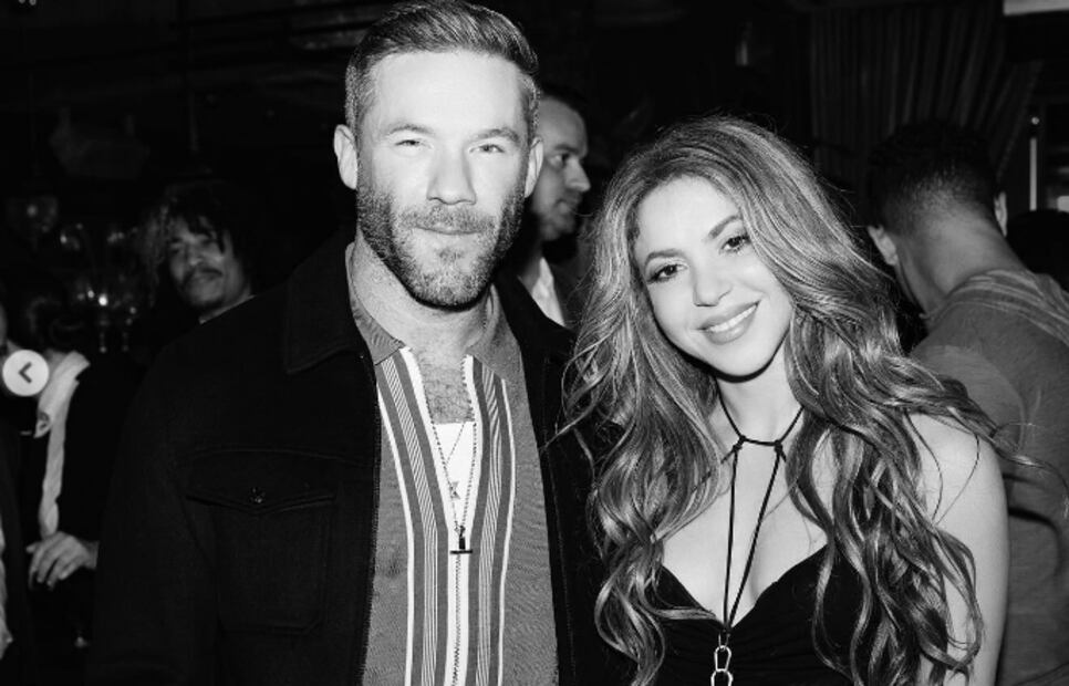 Julian Edelman y Shakira/Instagram.