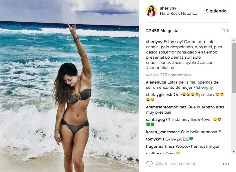 El amor pone más guapa a Sherlyn 